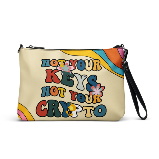 "Not your keys, Not your Crypto" Crossbody bag