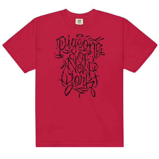 PoNY Scriptures logo heavyweight tee