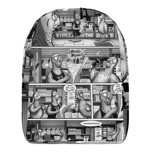 Pigeons of New York Comic Panel Backpack