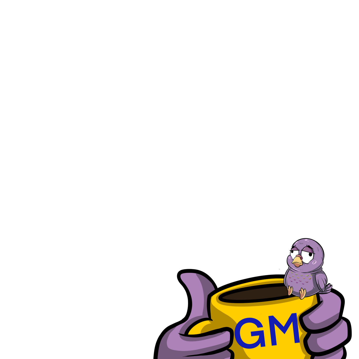 GM Mug with sitting Baby (Yel/Blu)