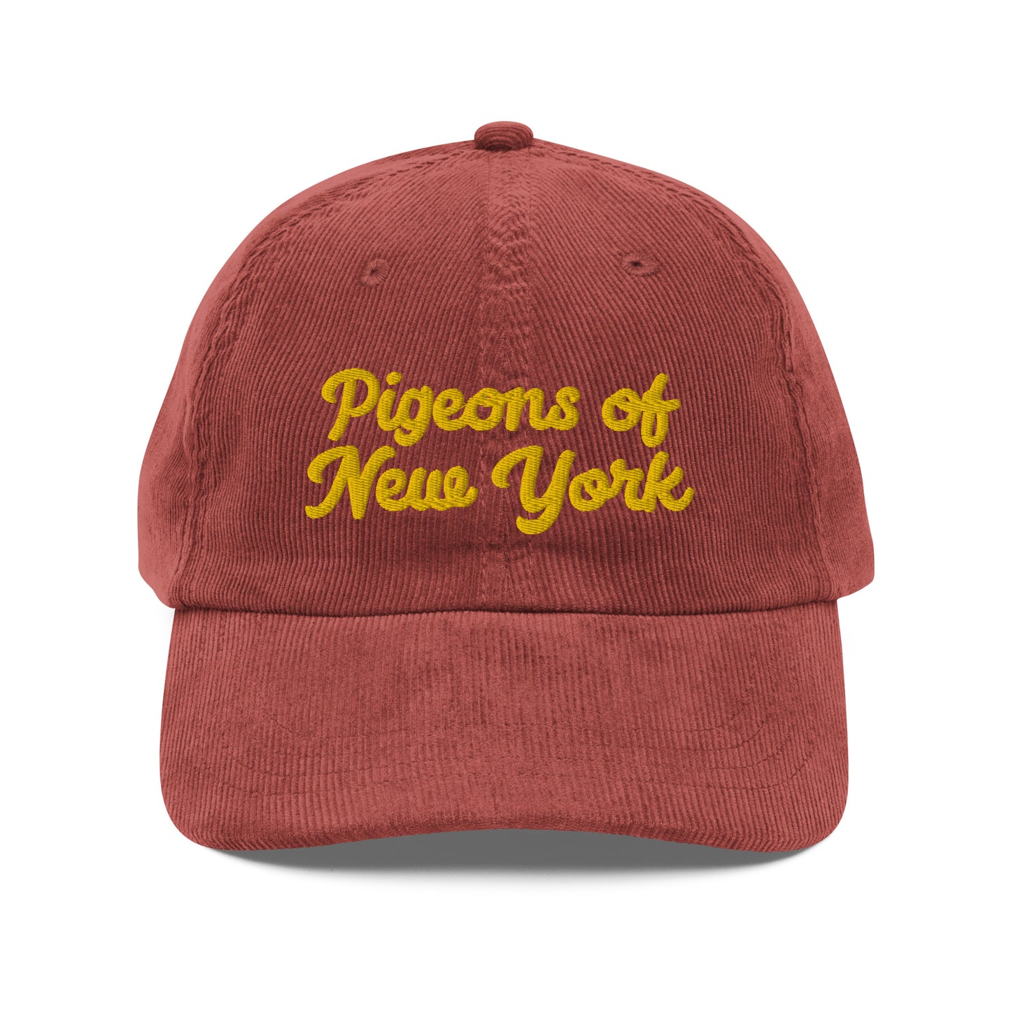 Vintage corduroy Pigeons of New York Cap