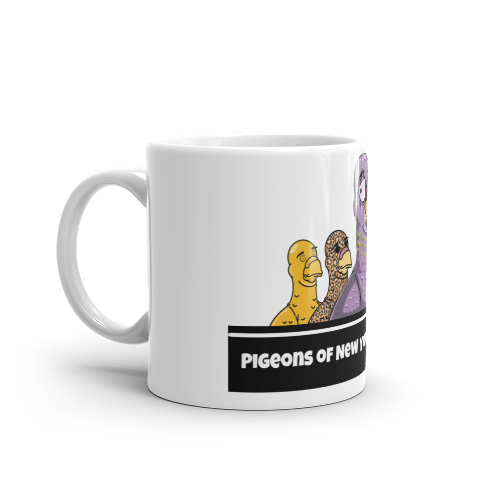 Pigeons of New York: Subway Mug [11oz Coffee Mug]